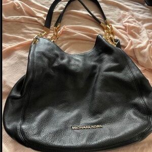 Michael Kors Black Leather Purse